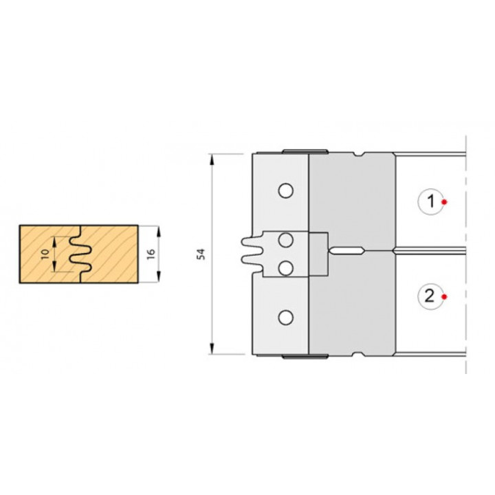 PORTE-OUTILS EXTENSIBLE POUR ABOUTAGE