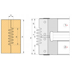 PORTE-OUTILS EXTENSIBLE POUR ABOUTAGE