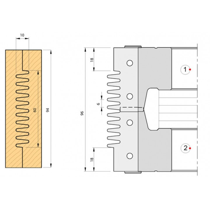 PORTE-OUTILS EXTENSIBLE POUR ABOUTAGE