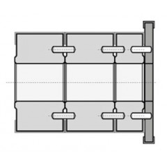PORTE-OUTILS A SEGMENT POUR CORROYEUSES