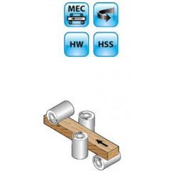 PORTE-OUTILS  POUR CORROYEUSES A BLOCAGE CENTROLOCK