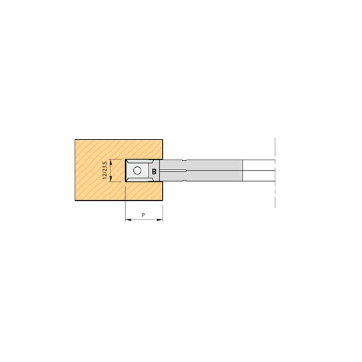 PORTE-OUTILS  EXTENSIBLE POUR RAINURES DE 12 A 34.5MM