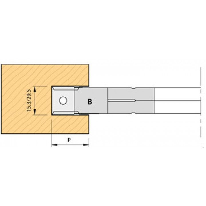 PORTE-OUTILS  EXTENSIBLE POUR RAINURES DE 15.3 A 44.5MM