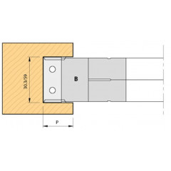 PORTE-OUTILS  EXTENSIBLE POUR RAINURES DE 5 A 19.5MM