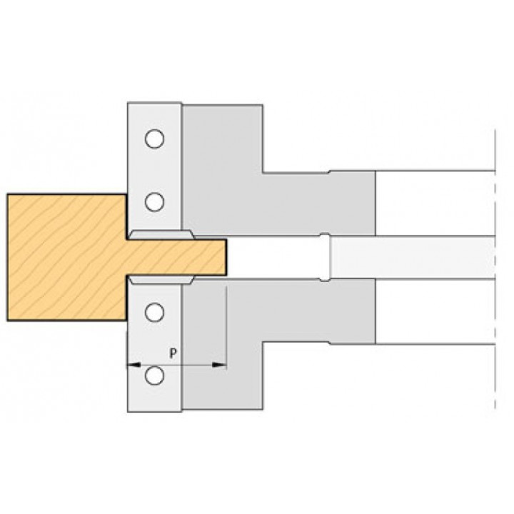 PORTE-OUTILS  EXTENSIBLE POUR RAINURES DE 5 A 19.5MM