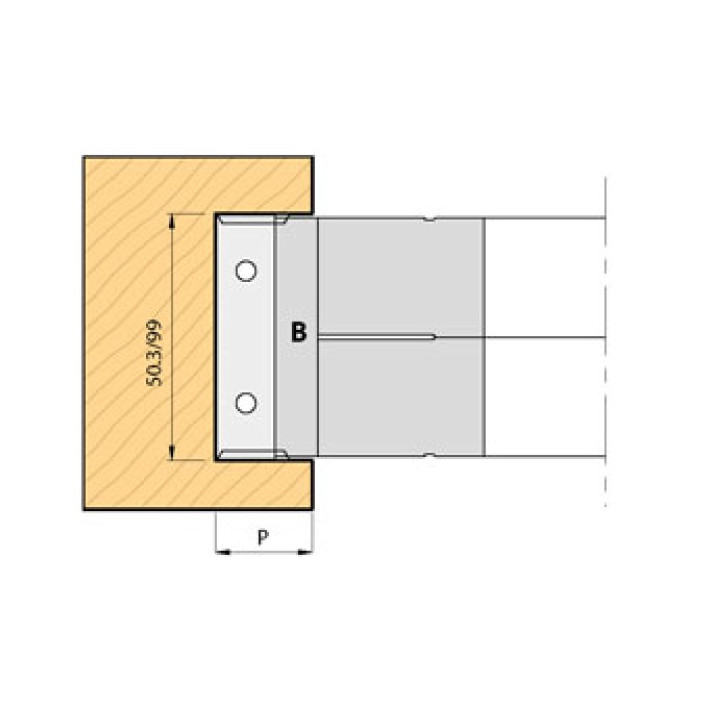 PORTE-OUTILS  EXTENSIBLE POUR RAINURES DE 5 A 19.5MM