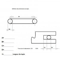 TAPIS ENTRAINEMENT CALIBREUSES PONCEUSES