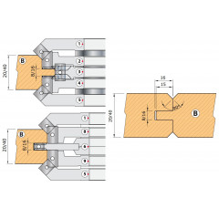 PORTE-OUTILS POUR PARQUET ET LAMBRIS