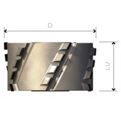 PLAQUEUSES FRAVOL Ø60 DENTURE DIAMANT H 2.5