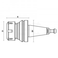 PORTE-OUTILS CÔNE ISO 30  "THERMWOOD - VITAP - HITECO"