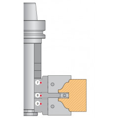 PORTE-OUTILS HSK63F POUR PORTES