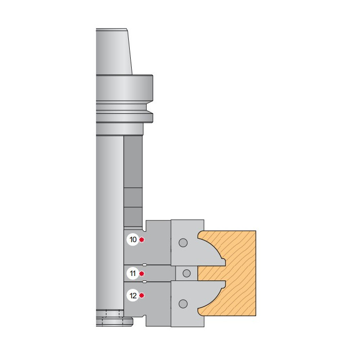 PORTE-OUTILS HSK63F POUR PORTES