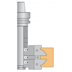 PORTE-OUTILS HSK63F POUR PORTES