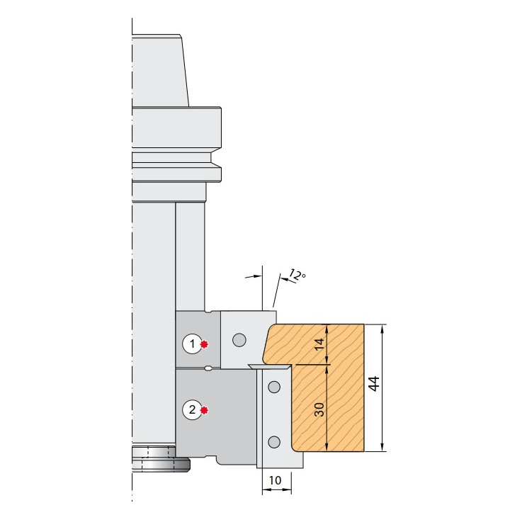 PORTE-OUTILS HSK63F POUR