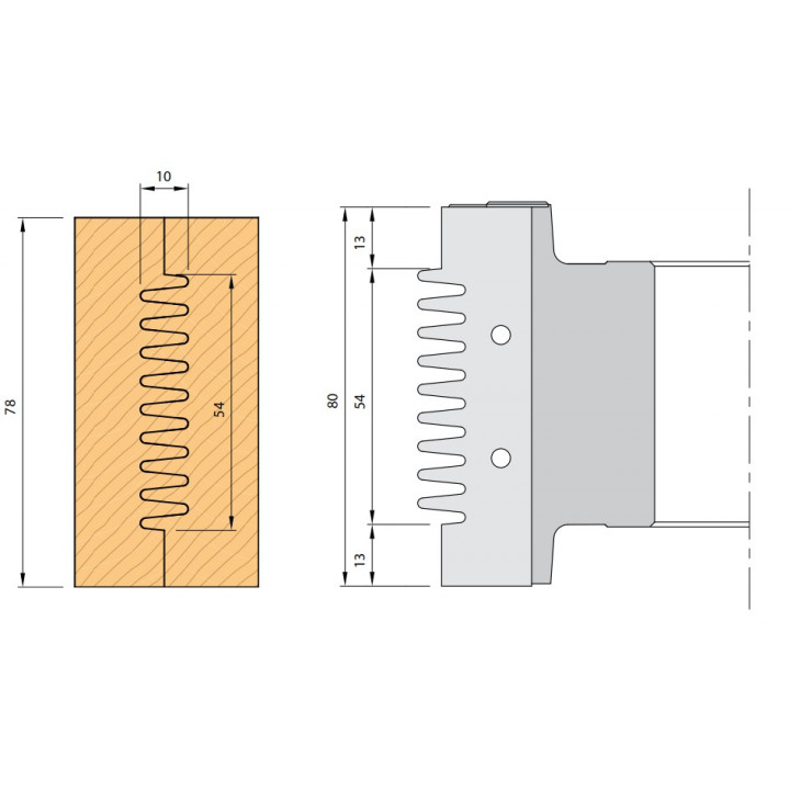 PORTE-OUTILS HSK63F POUR ABOUTAGE