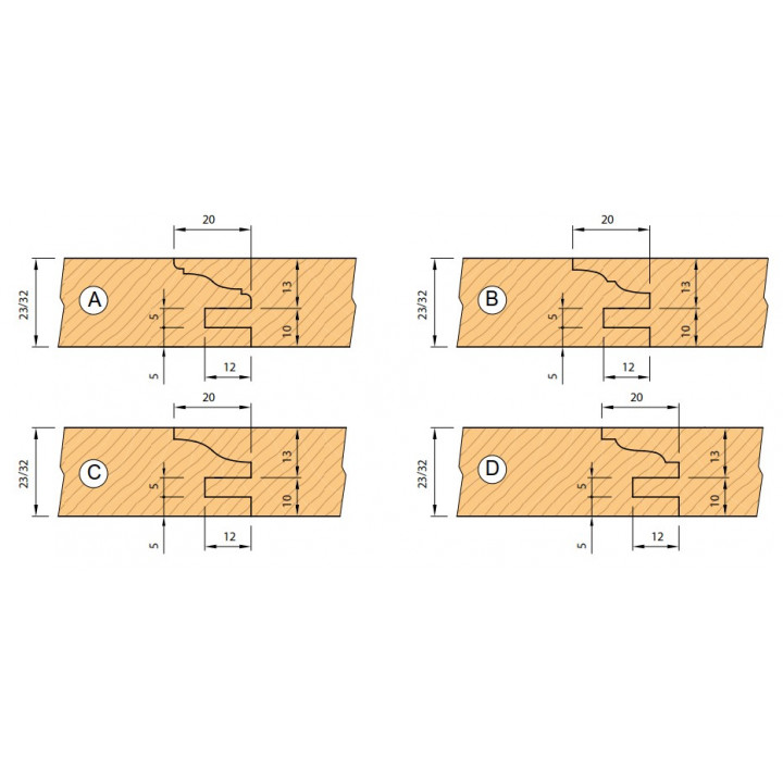 PORTE-OUTILS HSK63F POUR PORTES DE PLACARD