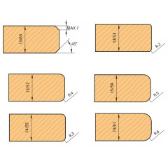 PORTE-OUTILS HSK63F POUR CALIBRER AVEC LE CASSAGE DES ARETES