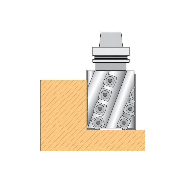 PORTE-OUTILS HSK63F POUR CALIBRAGE EBAUCHE