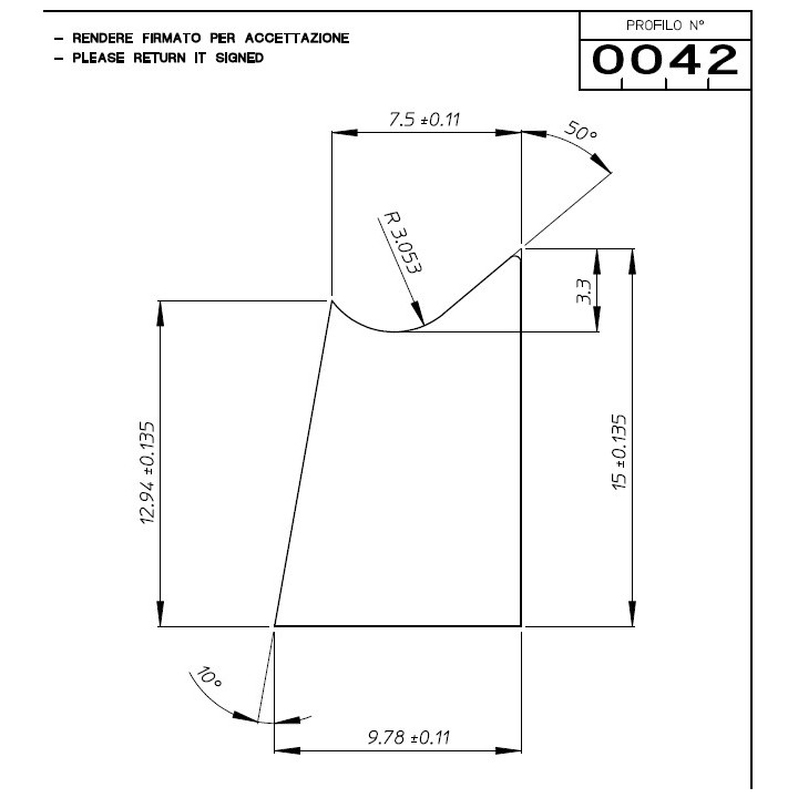 CONTREFERS POUR BRAVA 300 - FURORE 300I - HOBBY H300
