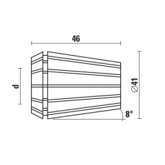 T123 PINCES ER40 DE PRECISION POUR CONE - DIN 6499