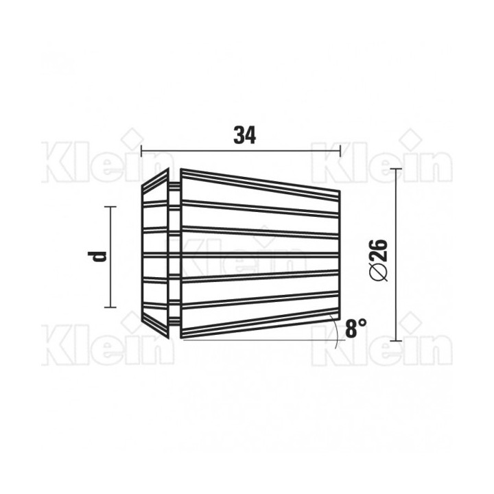 * PINCES TRES HAUTES PRECISIONS ER 25 - DIN 6499