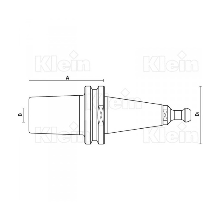 PORTE-OUTILS ISO30 MONTAGE PAR FRETTAGE