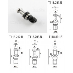 UT118 MANDRIN DE TARAUDAGE À CHANGEMENT RAPIDE HSK63F