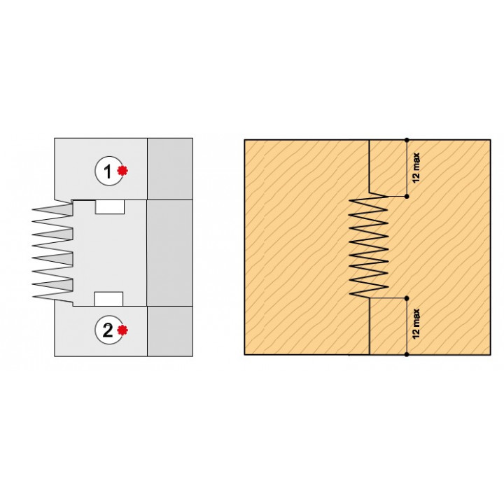 FRAISES ASSEMBLAGES ET JONCTIONS A 45°