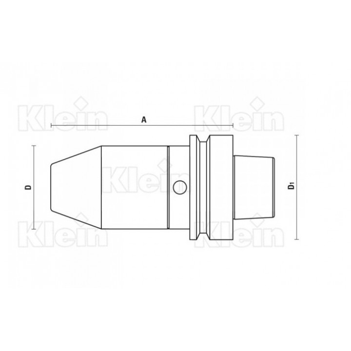 PORTE-OUTILS HSK63F AVEC MANDRIN AUTOBLOQUANT