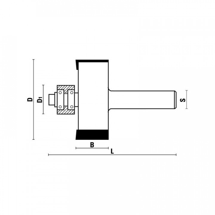 FRAISES  E150 - G150  A PLAQUETTES HW POUR EPAULEMENT