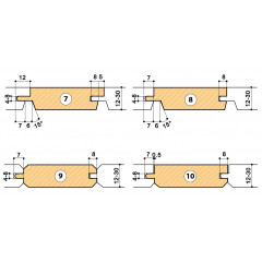 PORTE-OUTILS  POUR CORROYEUSES