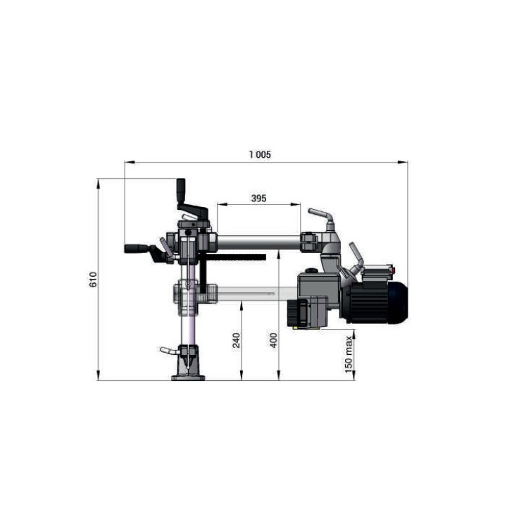 ENTRAINEUR POUR COMBINE STEFF 2032 AVEC POTENCE