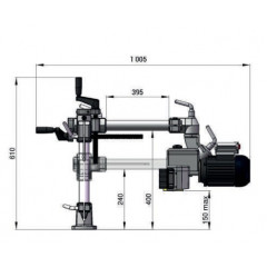 ENTRAINEUR POUR COMBINE STEFF 2032 AVEC POTENCE