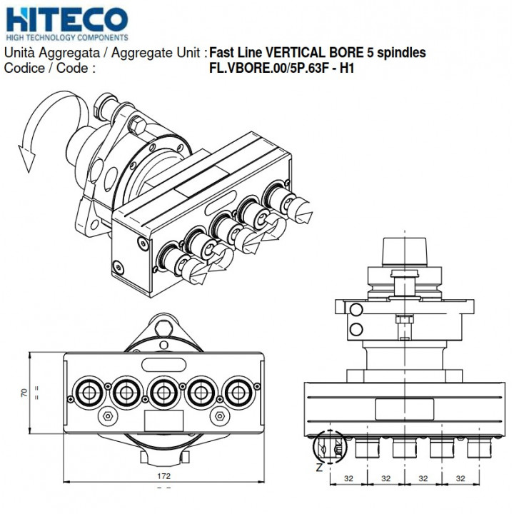 RENVOI D'ANGLE  "VBORE" 5 PERCAGES