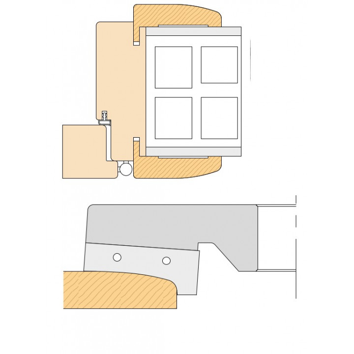 PORTE-OUTILS POUR CHAMBRANLES DE PORTES