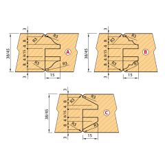 PORTE-OUTILS MULTI-PROFILS PORTES ET PLACARDS