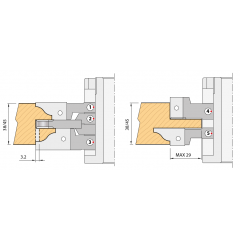 PORTE-OUTILS MULTI-PROFILS PORTES ET PLACARDS