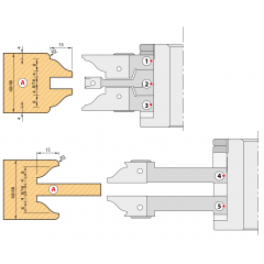 PORTE-OUTILS MULTI-PROFILS PORTES ET PLACARDS