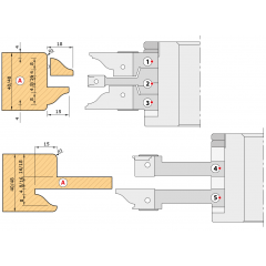 PORTE-OUTILS MULTI-PROFILS PORTES ET PLACARDS