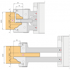 PORTE-OUTILS MULTI-PROFILS PORTES ET PLACARDS