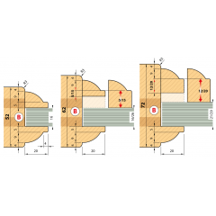 PORTE-OUTILS MULTI-PROFILS PORTES ET PLACARDS