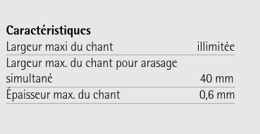 Araseur de chant au 93VIRUTEX